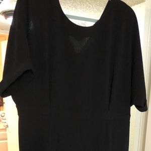 Black ASOS Curve Midi Dress